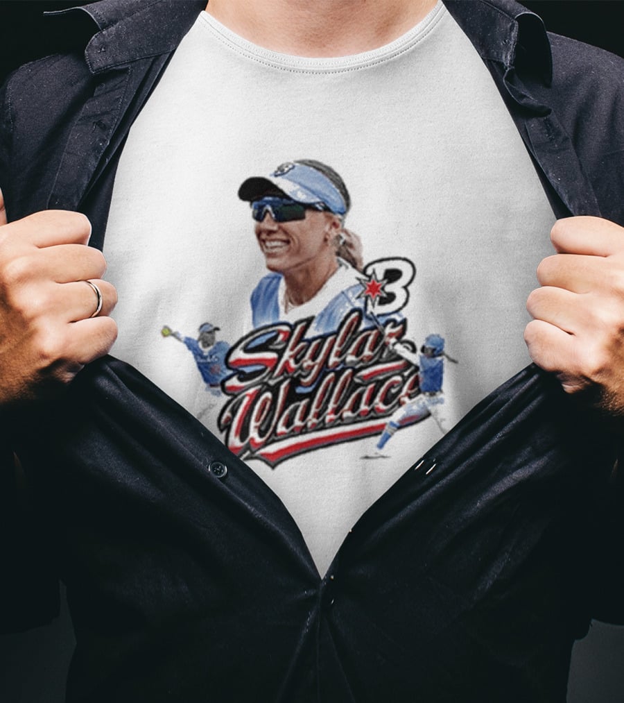 Bandits Skylar Wallace 3 Baseball Player Sports T-Shirt