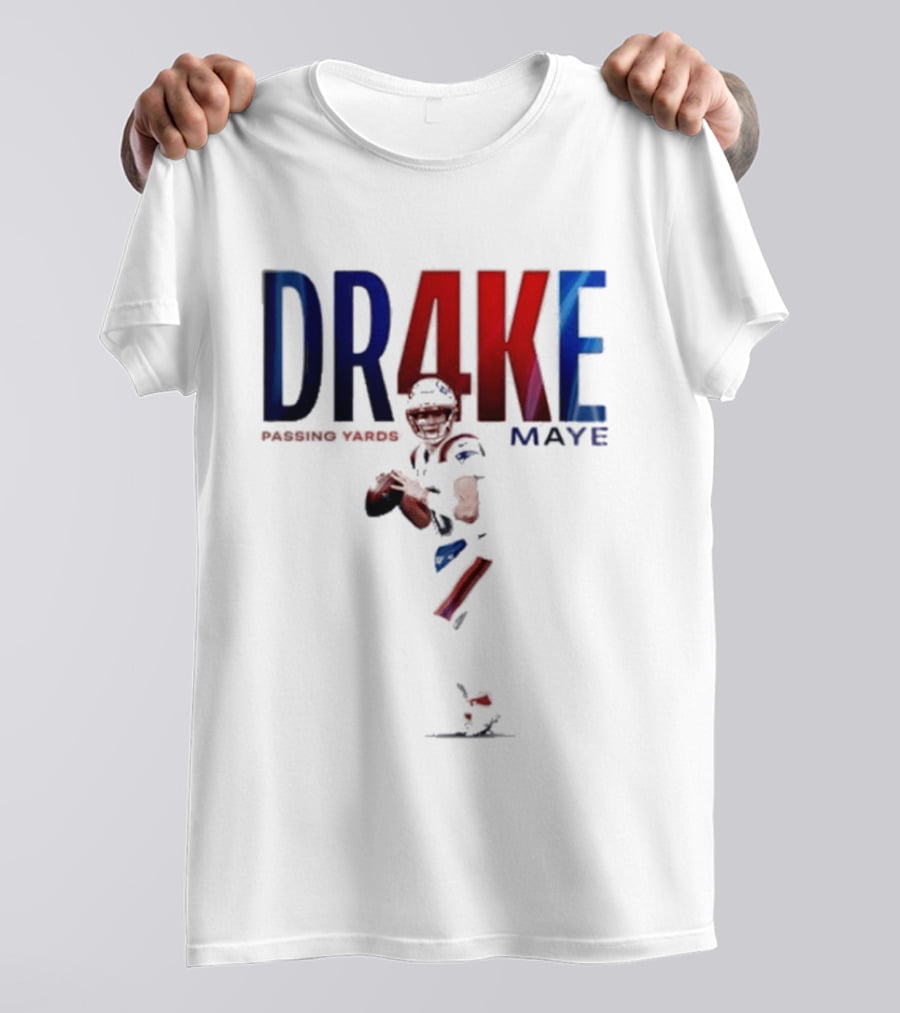 DRAKE MAYE 4K Passing Yards Football Quarterback T-Shirt