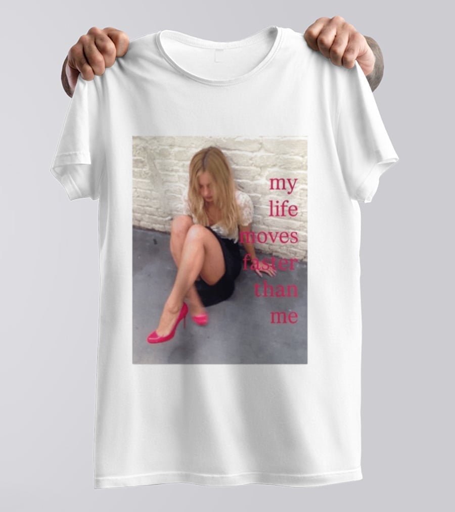 My Life Moves Faster Than Me Fashion Red Heels T-Shirt