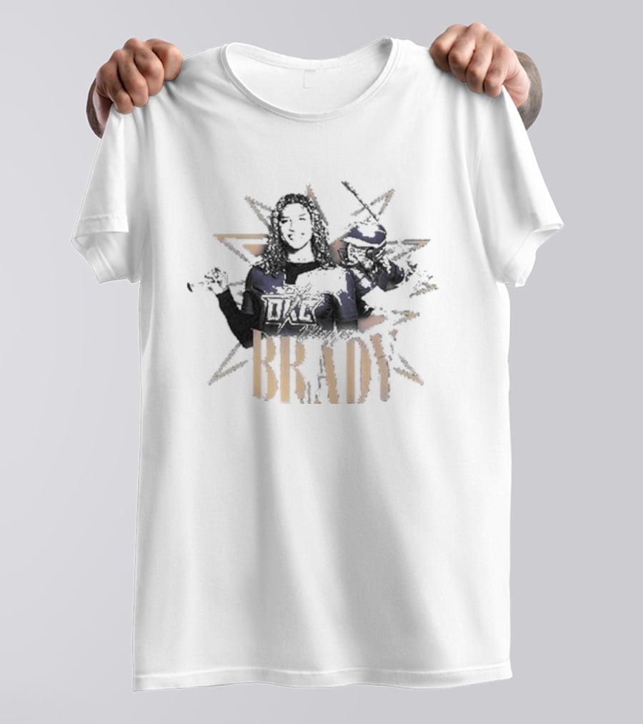 Spark Okc Maya Brady Softball Starburst T-Shirt