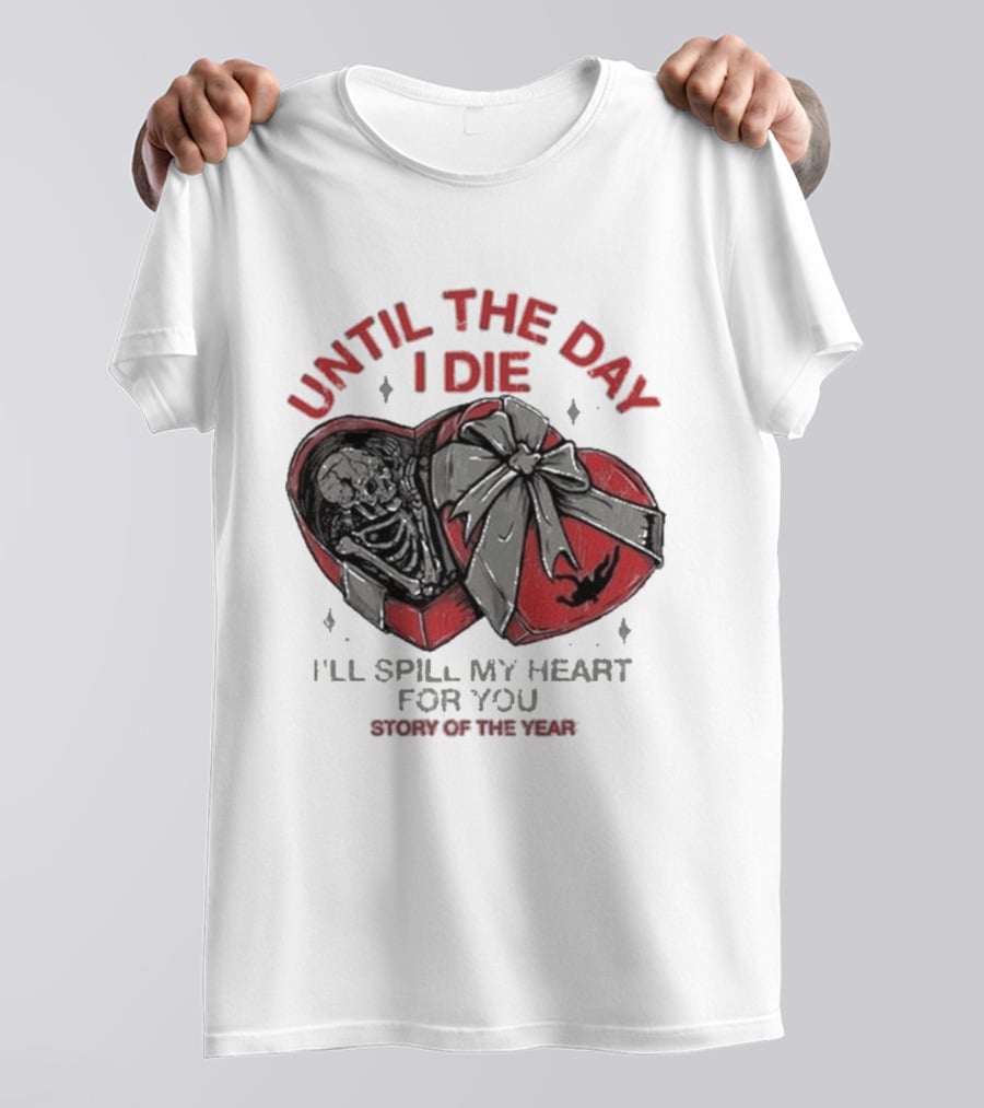 Story Of The Year Until The Day I Die Heart Box I'll Spill My Heart For You T-Shirt
