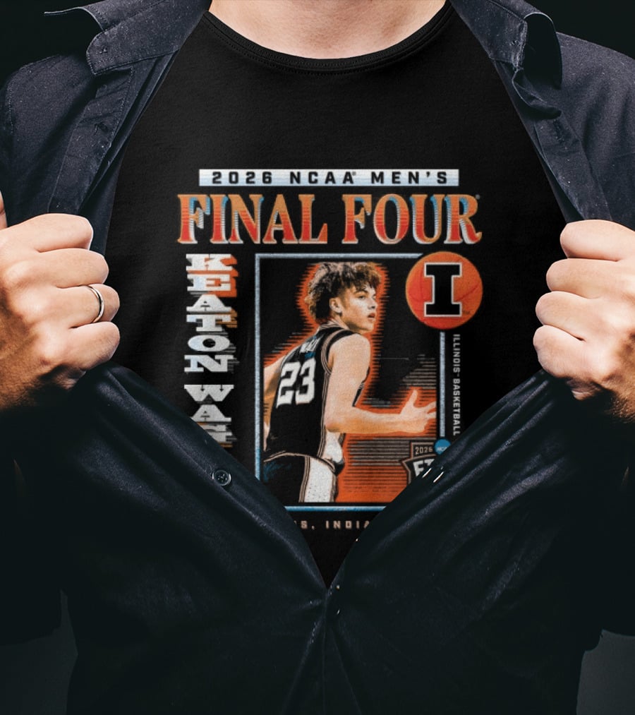 2026 NCAA Men's Final Four Keaton Wagler Indiana Basketball Indianapolis T-Shirt
