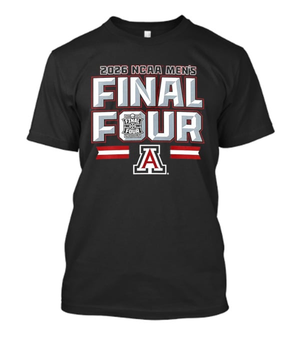 Arizona Wildcats Men's Basketball NCAA Final Four 2026 T-Shirt