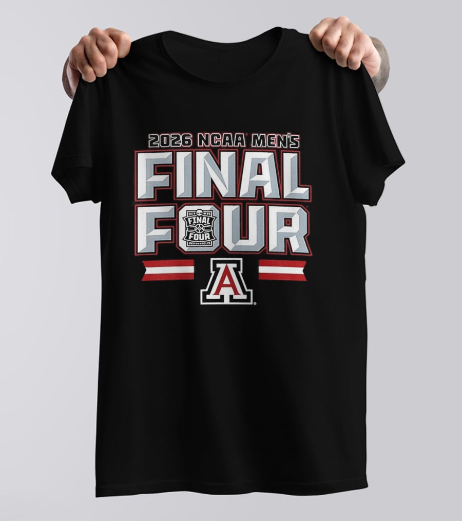 Arizona Wildcats Men's Basketball NCAA Final Four 2026 T-Shirt