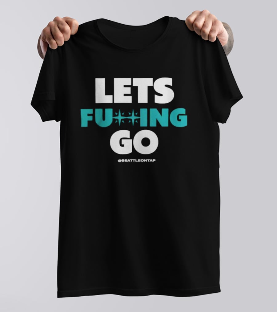 J. P. Crawford Seattle Mariners LETS F***ING GO MLB T-Shirt