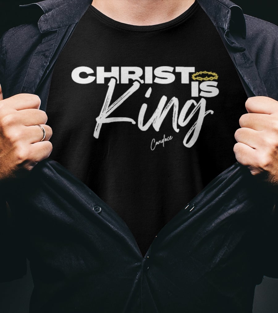 Christ Is King Candace Owens Halo T-Shirt