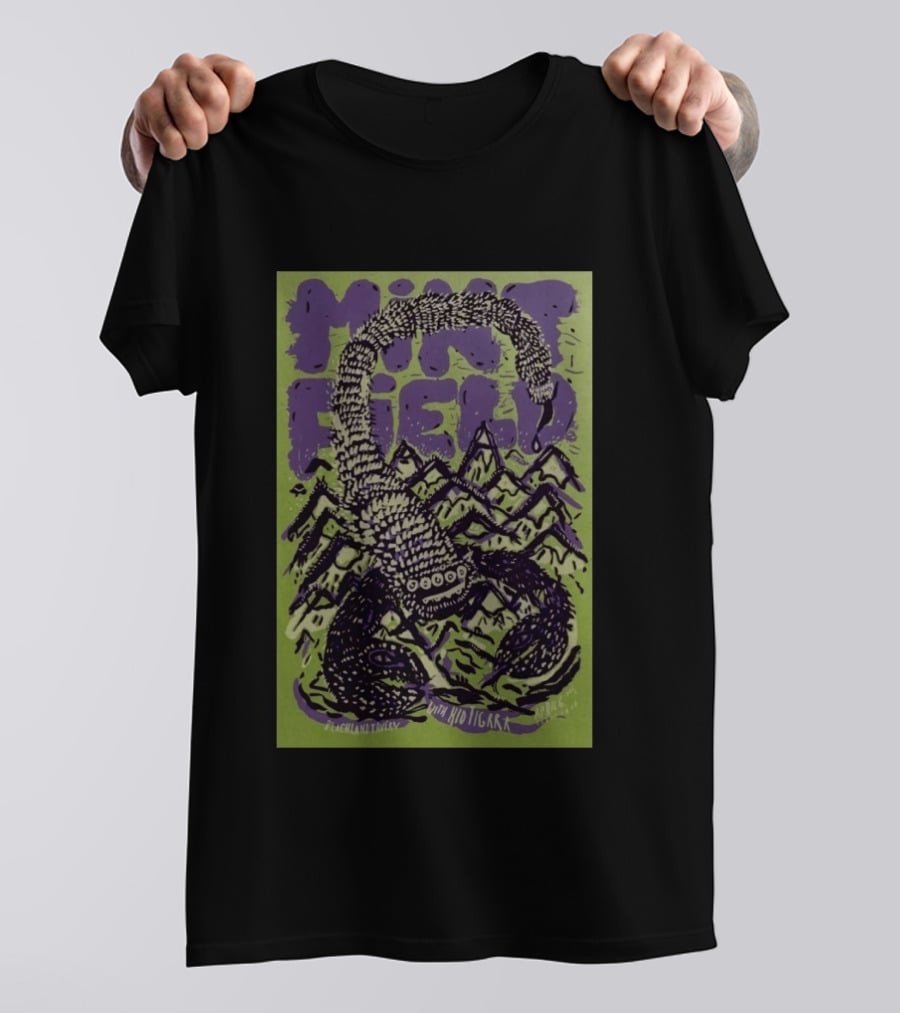 Mint Field Cleveland Beachland Ballroom Tavern Apr 06 2026 Scorpion And Mountains T-Shirt