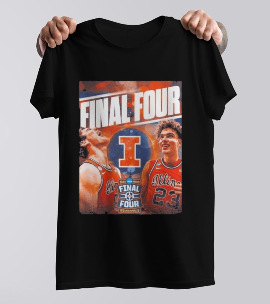 Final Four 2026 Illinois Fighting Illini Indianapolis NCAA Mens Basketball T-Shirt