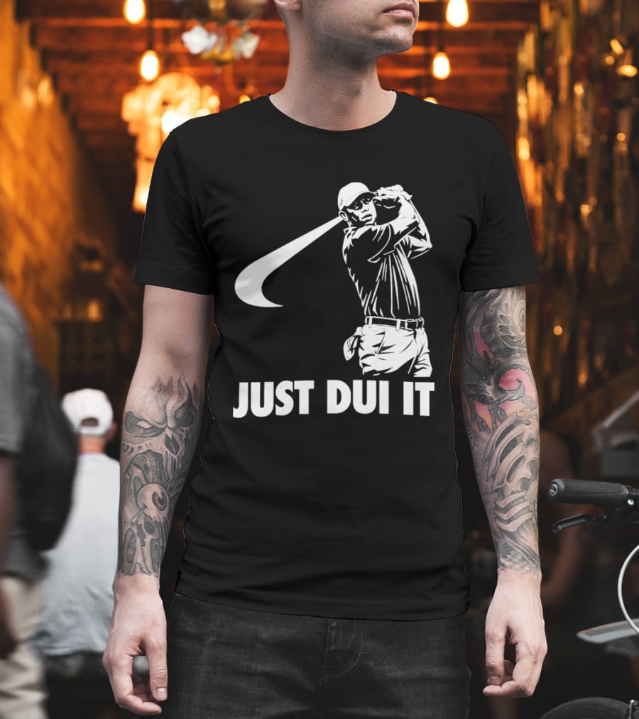 JUST DUI IT Tiger Woods Golf T-Shirt
