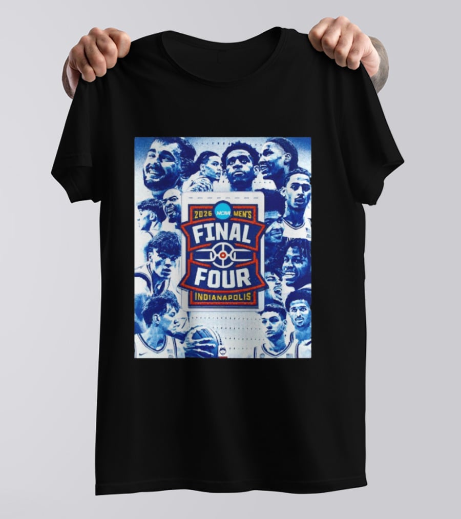 2026 NCAA Men's Final Four Indianapolis Basketball UConn Huskies Players T-Shirt