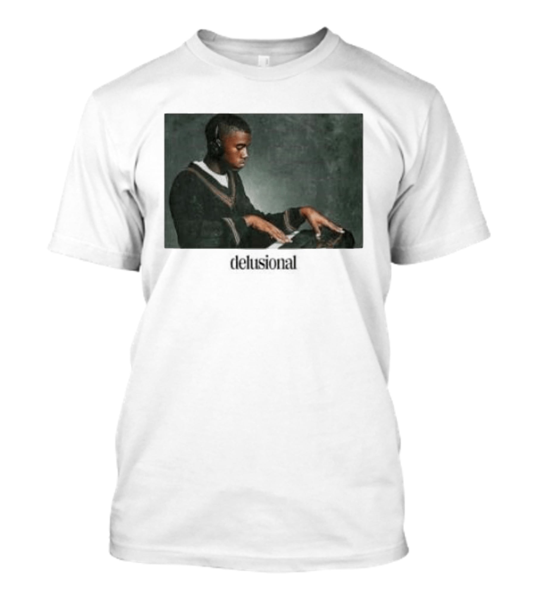 Kanye West Delusional Classical Music Headphones T-Shirt