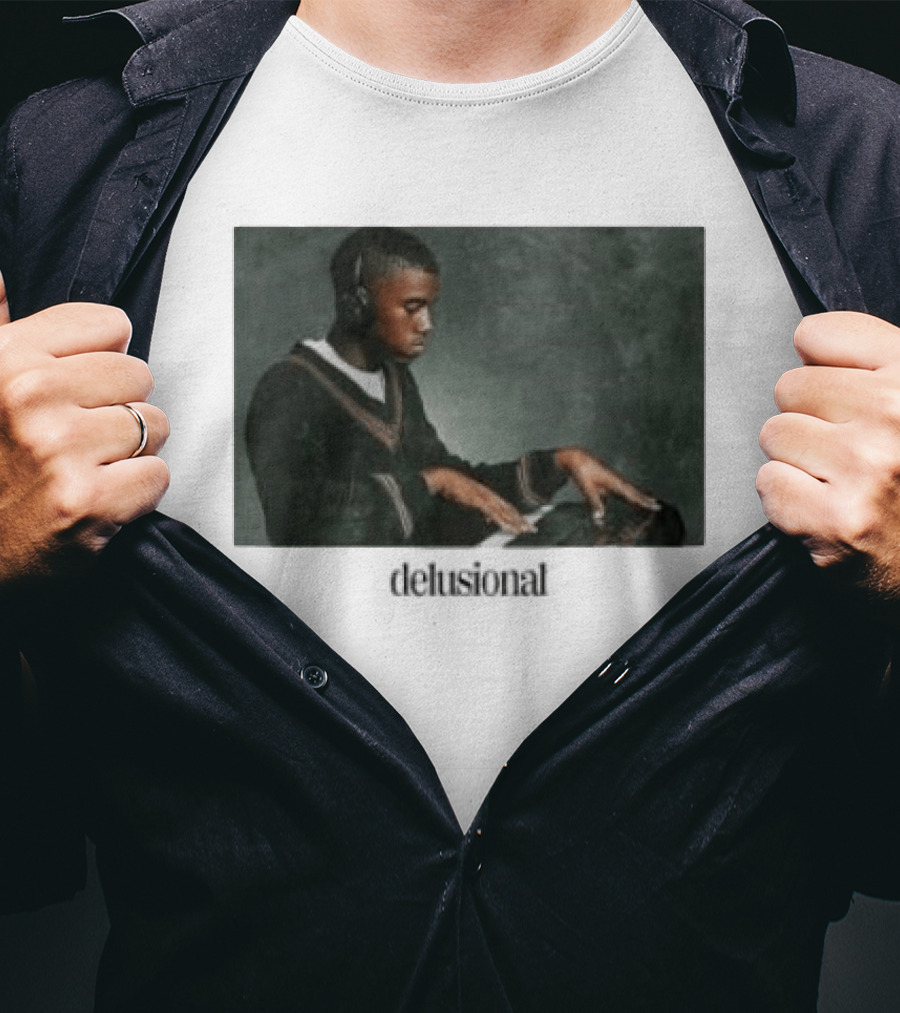 Kanye West Delusional Classical Music Headphones T-Shirt
