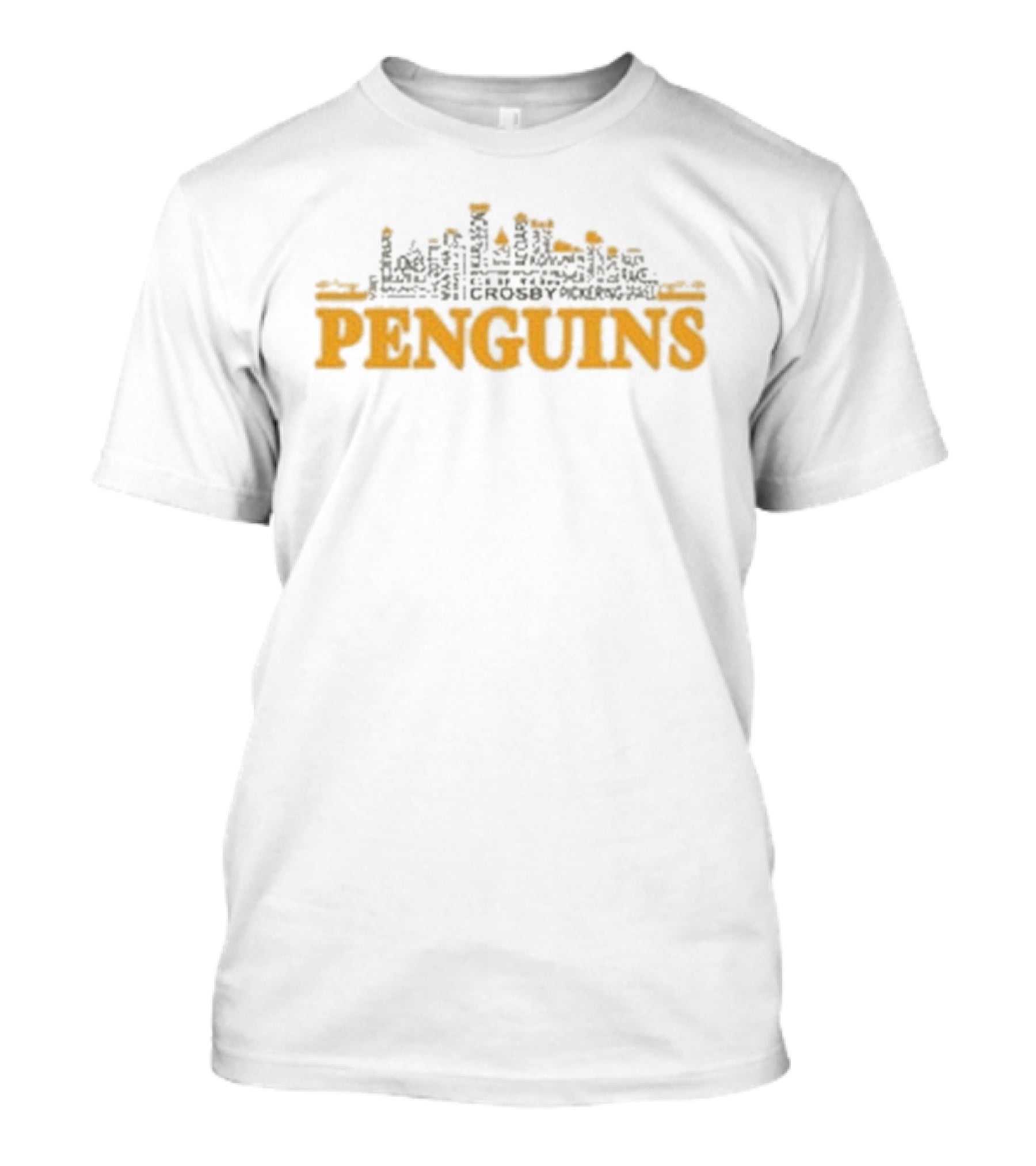 Pittsburgh Penguins City Skyline Roster T-Shirt