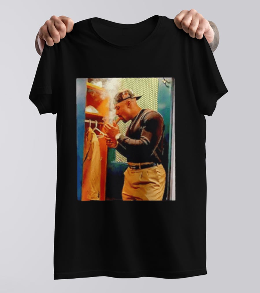 Jalen Hurts Celebrating Smoking Cigar Locker Room Moment T-Shirt