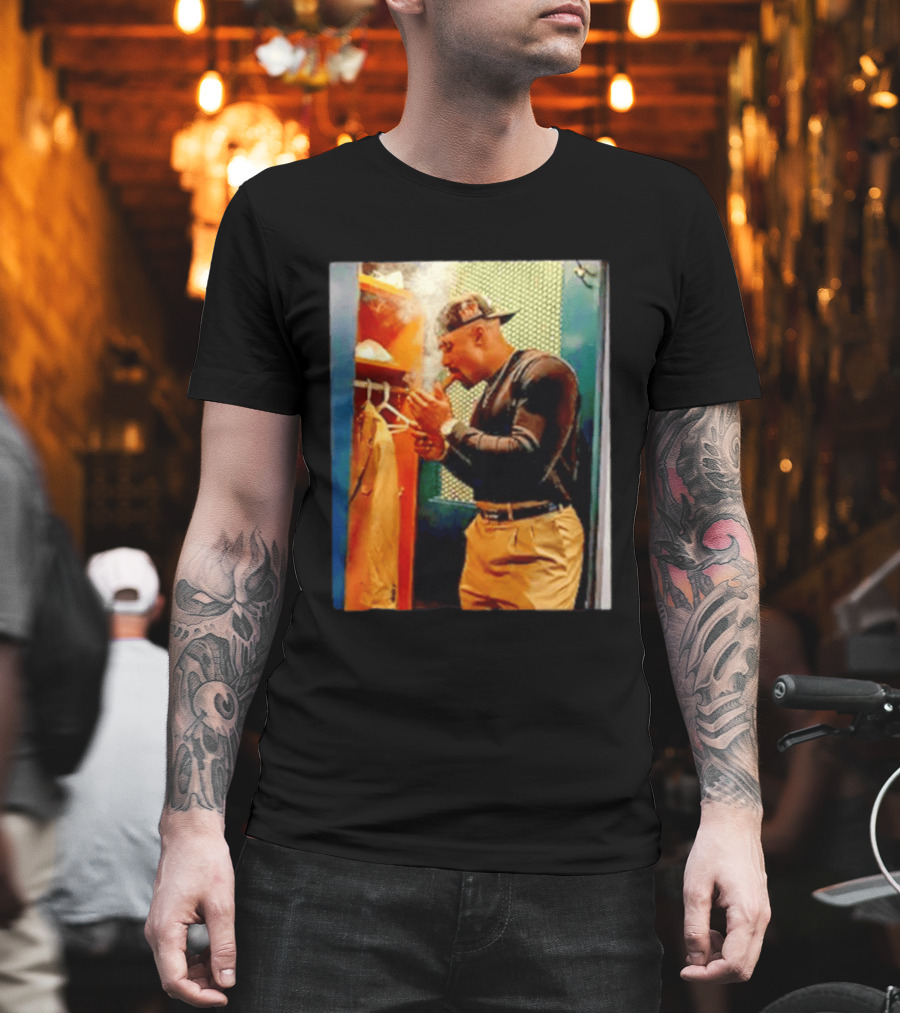 Jalen Hurts Celebrating Smoking Cigar Locker Room Moment T-Shirt