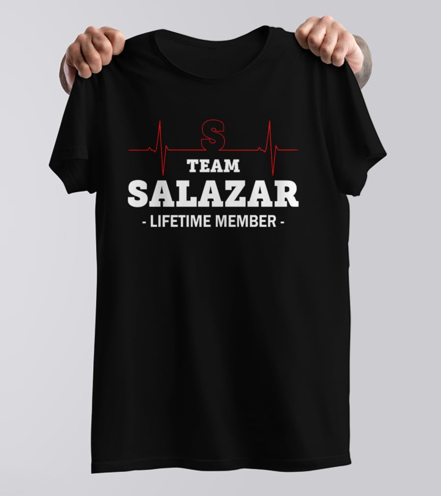 Team Salazar Lifetime Member S Logo Heartbeat T-Shirt