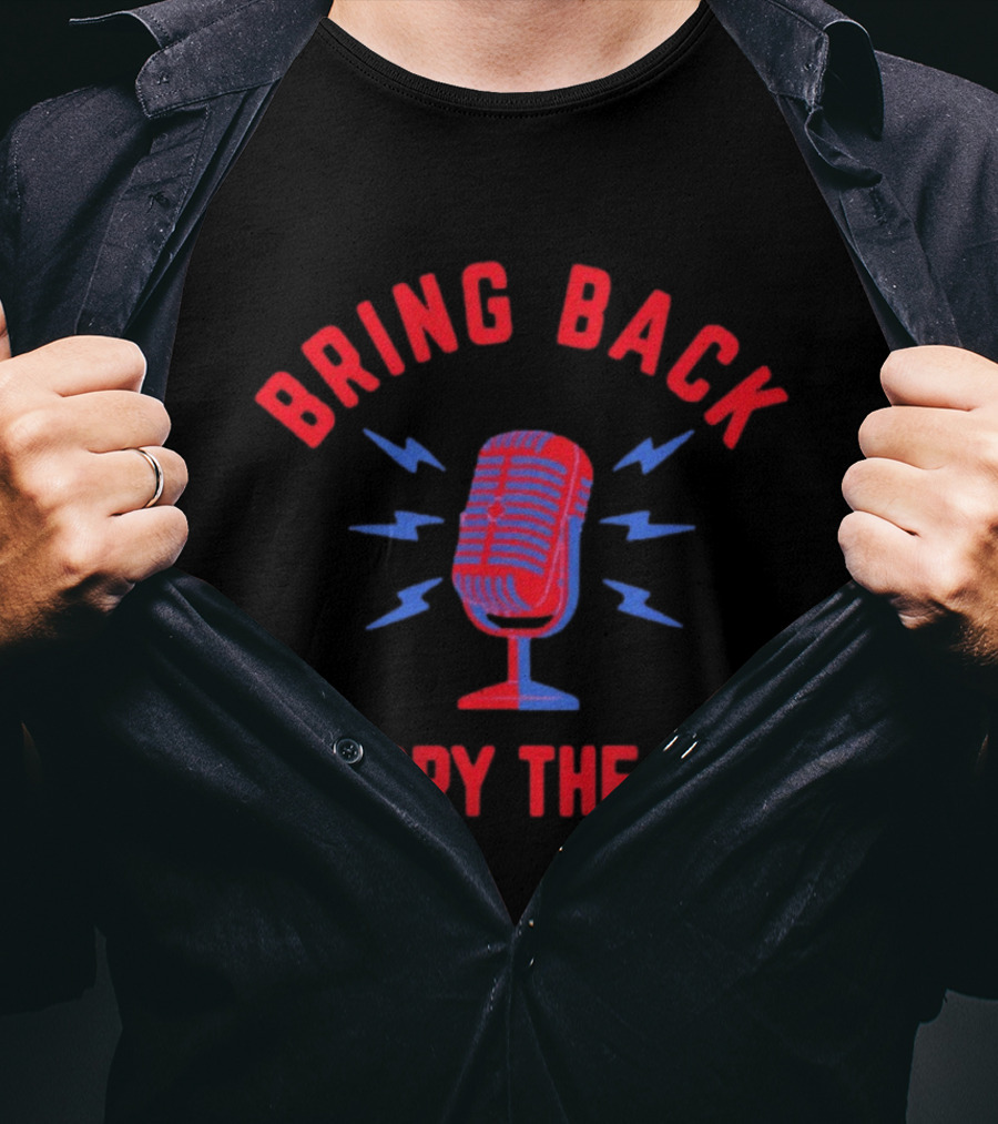 Bring Back Harry The K's Mic Philadelphia Phillies Microphone Lightning T-Shirt