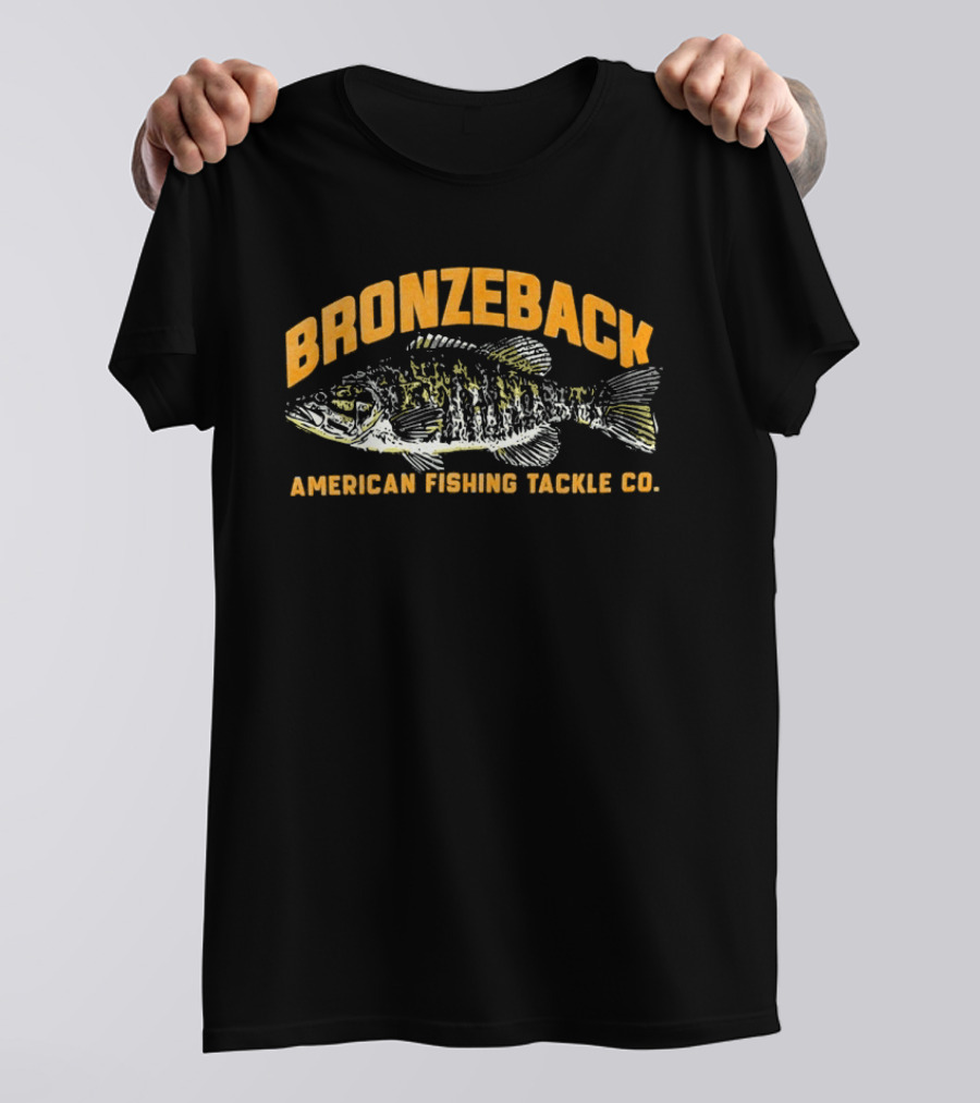 Bronzeback American Fishing Tackle Co Bass Fish T-Shirt