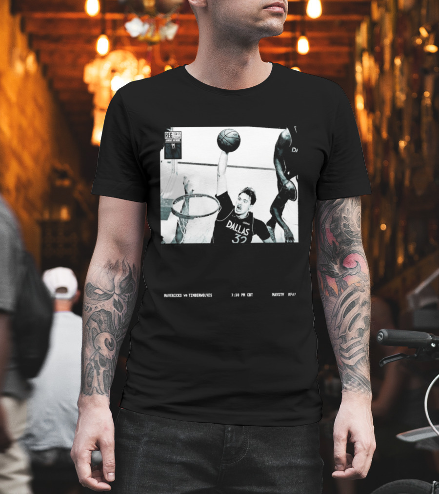 Cooper Flagg Dallas Mavericks No Howl Just Work Hoops Dunk T-Shirt