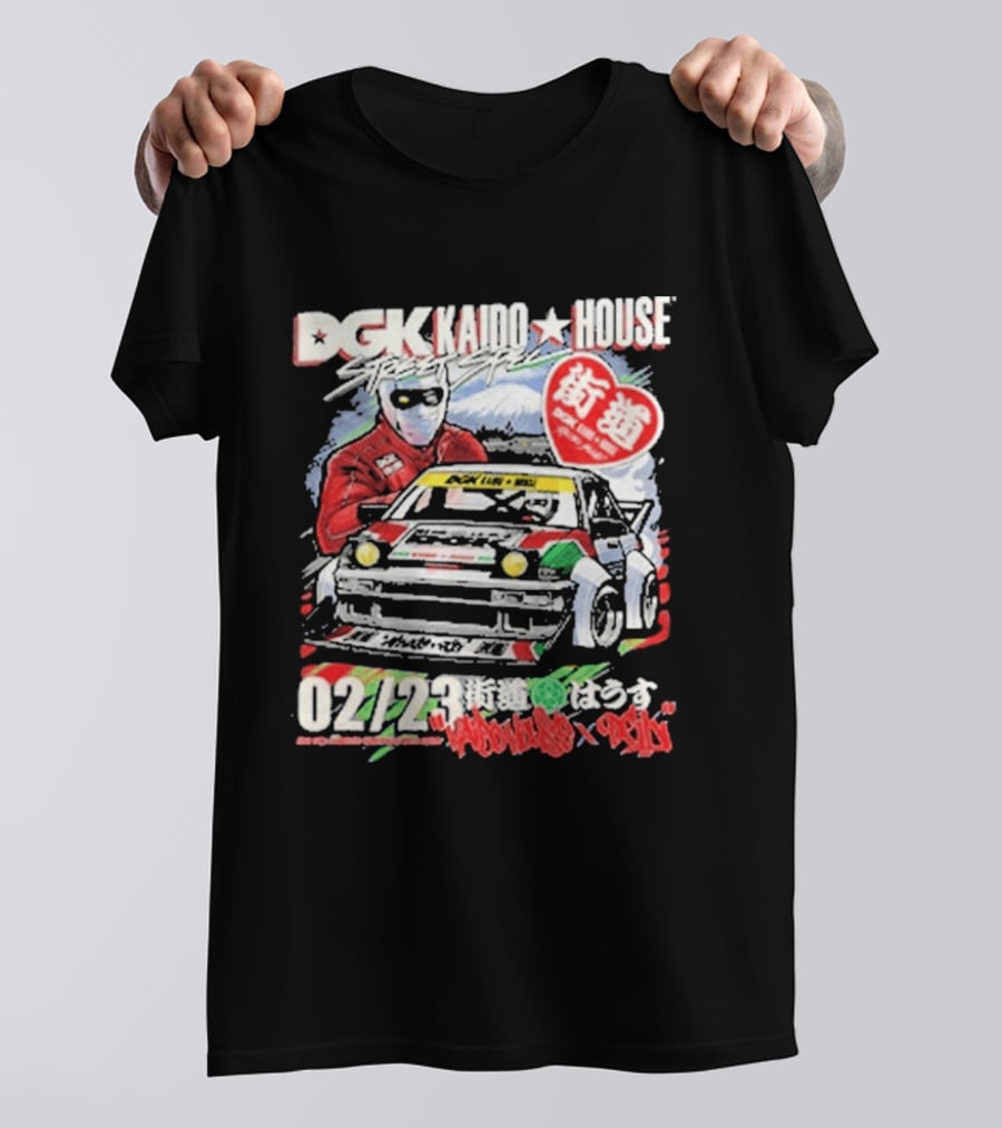 DGK Kaido House Raceway 02/23 Mountain Racer T-Shirt