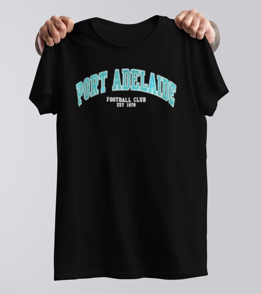 Port Adelaide Football Club Est 1870 Essentials Arch T-Shirt