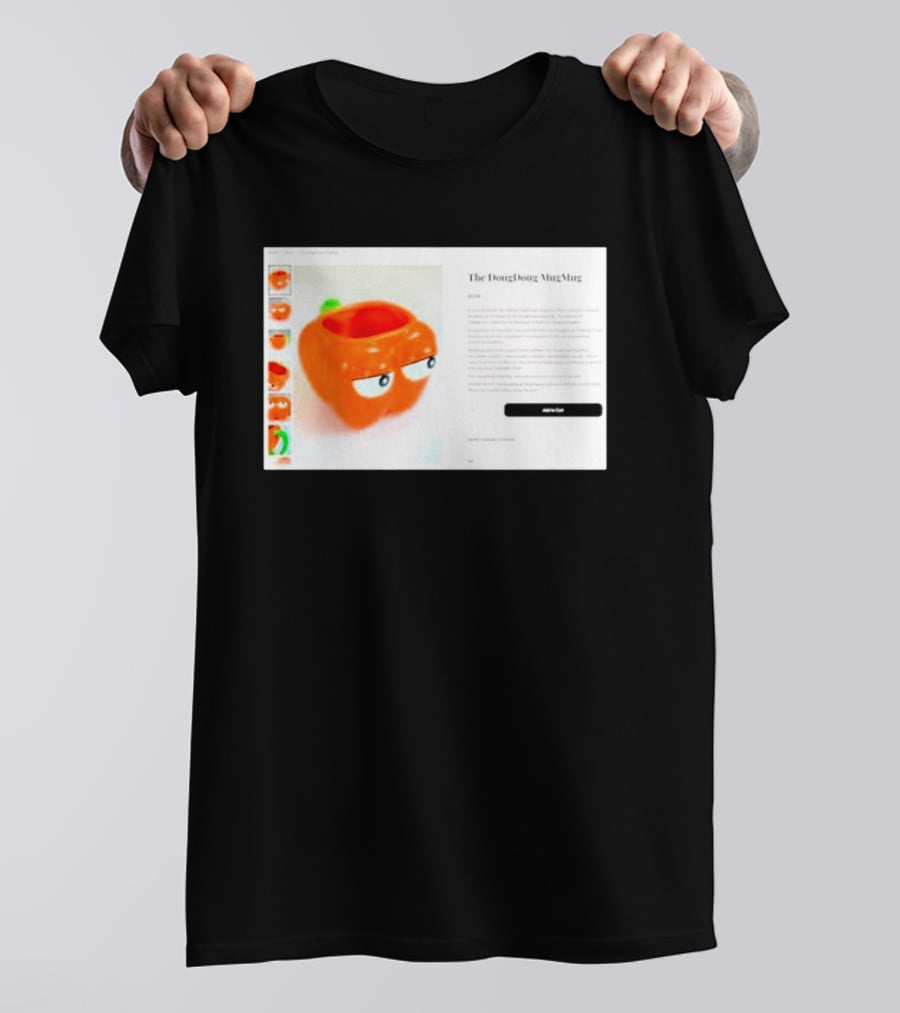I Hate The Dougdoug Mugmug Orange Pumpkin Face T-Shirt