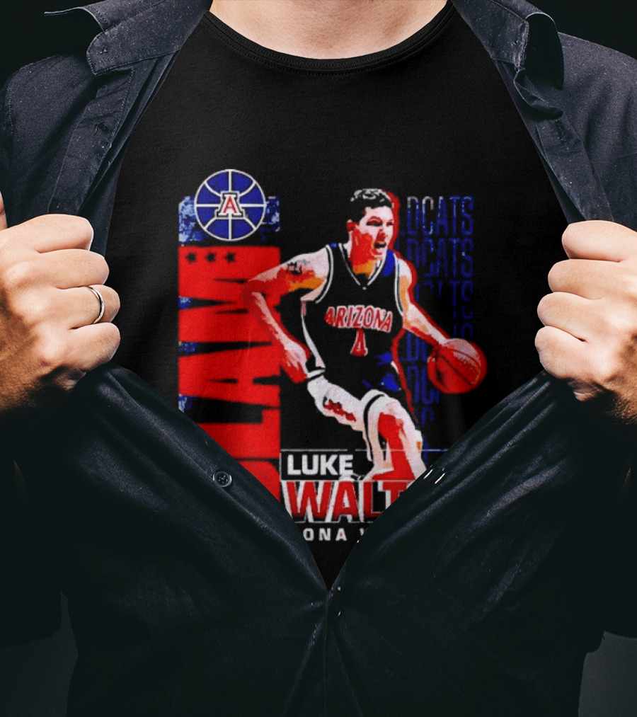 SLAM Luke Walton 4 Arizona Wildcats 2001 Final Four T-Shirt