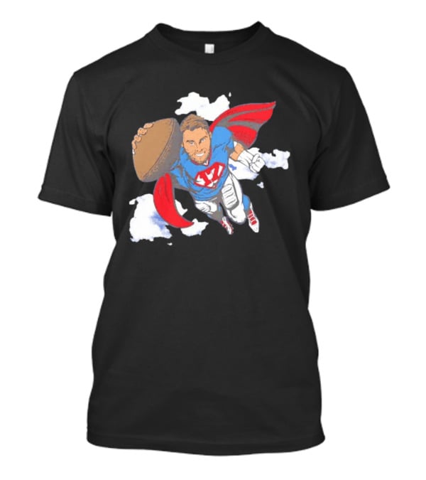 Superhero Football Josh Allen Buffalo Bills T-Shirt