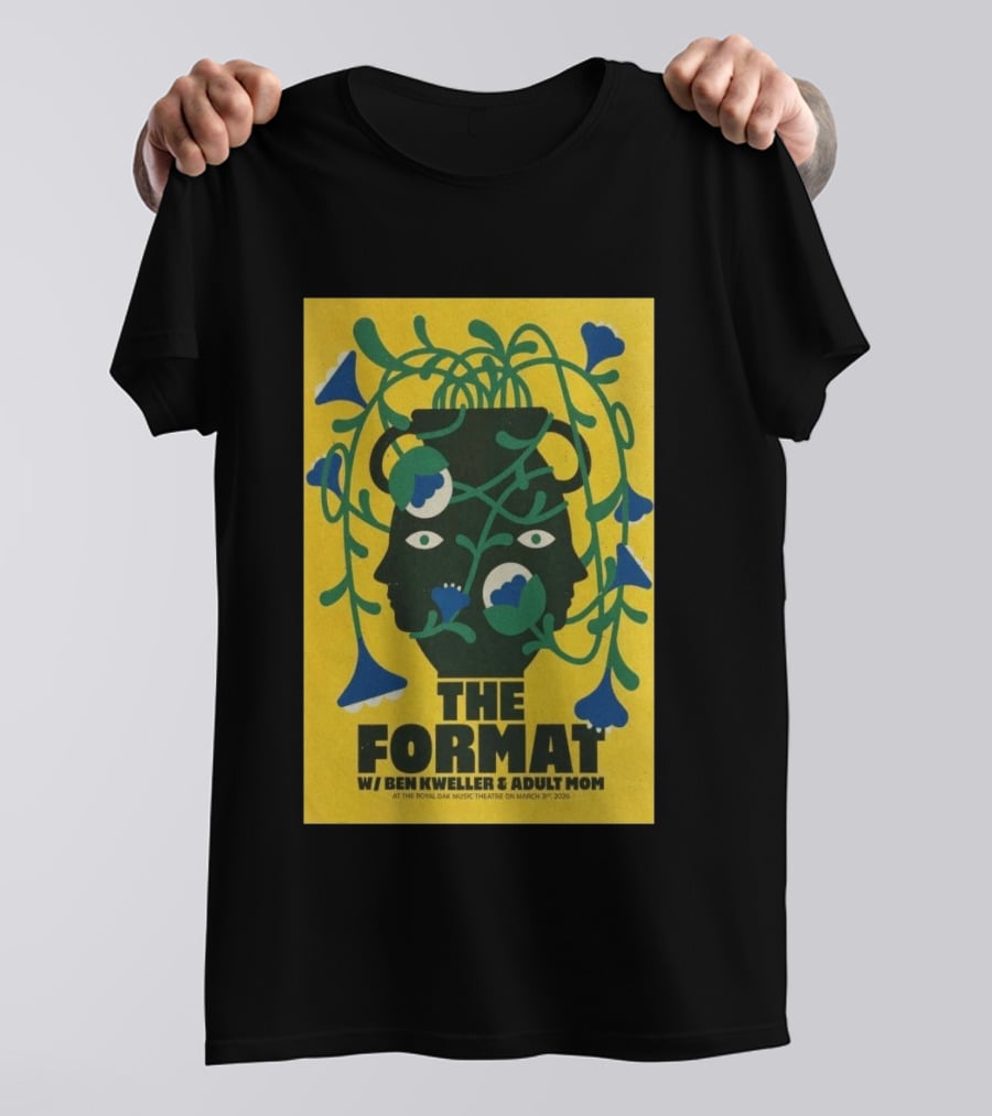 The Format Ben Kweller Adult Mom Royal Oak Music Theatre March 31 2026 Tour T-Shirt