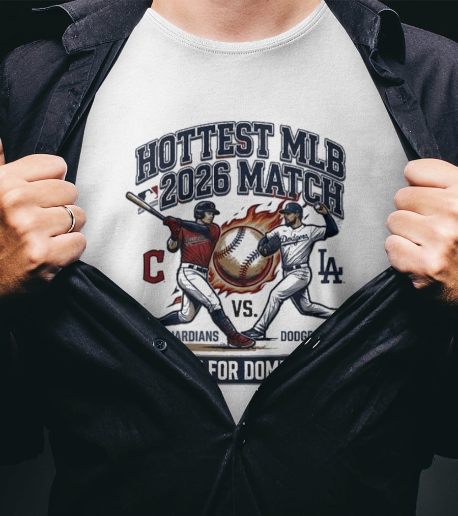 Hottest MLB 2026 Match Guardians Vs Dodgers Battle For Dominance T-Shirt