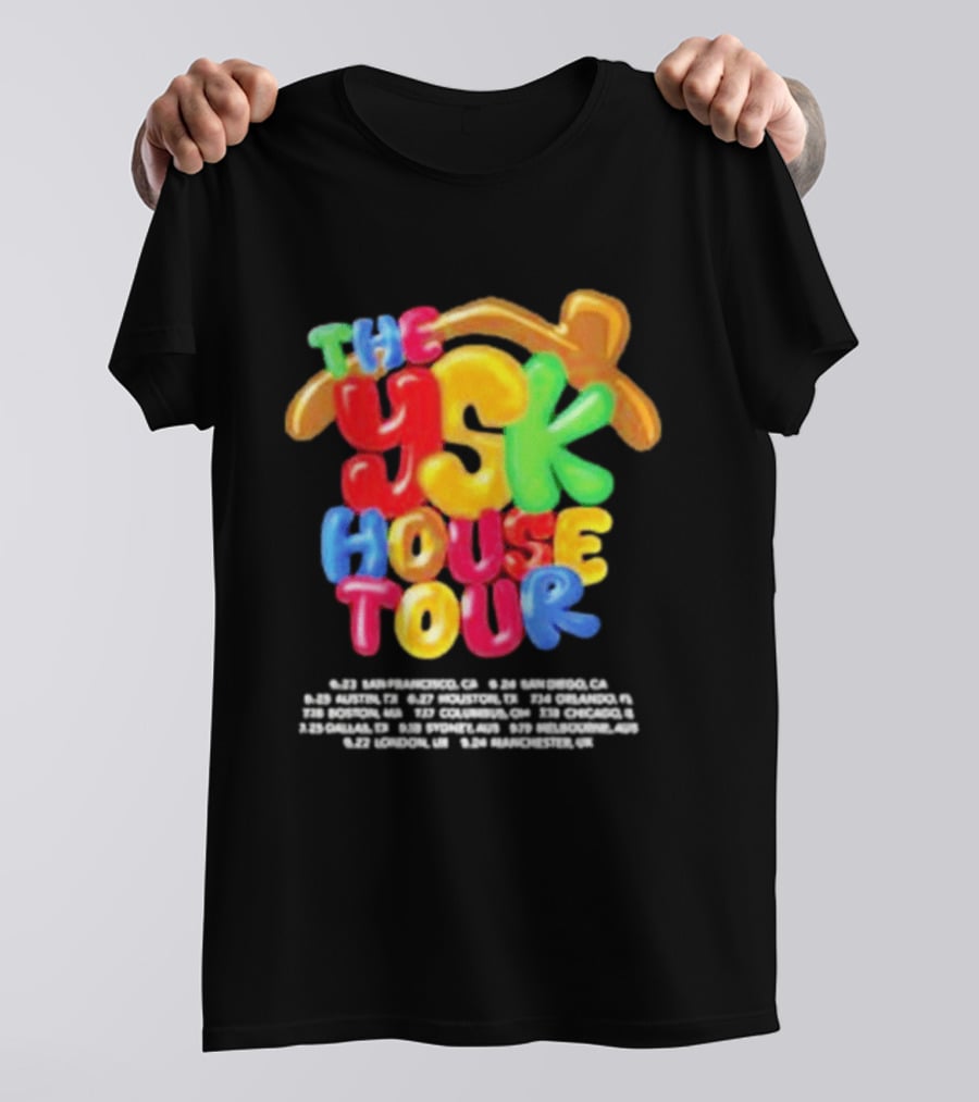 The YSK House Tour Orlando Toronto Calgary Vancouver Toronto September Sessions T-Shirt