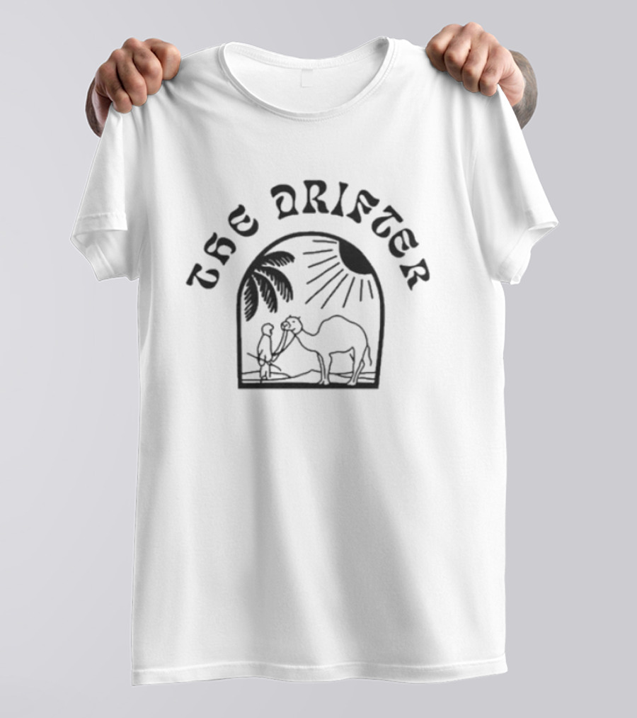 Jackie Quinones The Drifter Desert Camel Sun Palm T-Shirt