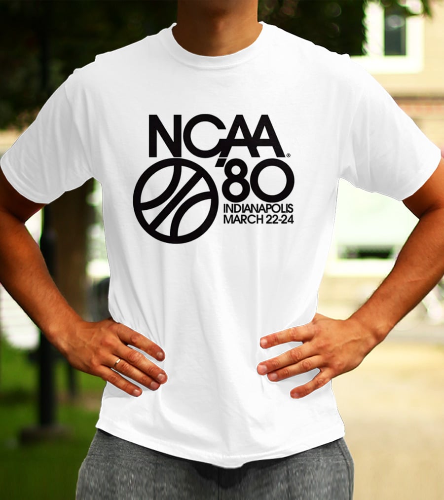 NCAA 1980 Indianapolis March 22 24 Final Four Basketball T-Shirt