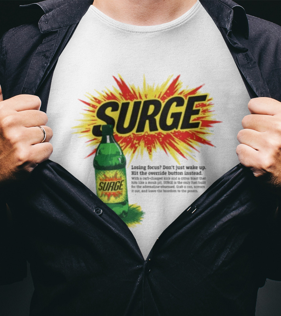 Surge Losing Focus Wake Up Hit The Override Button Instead T-Shirt