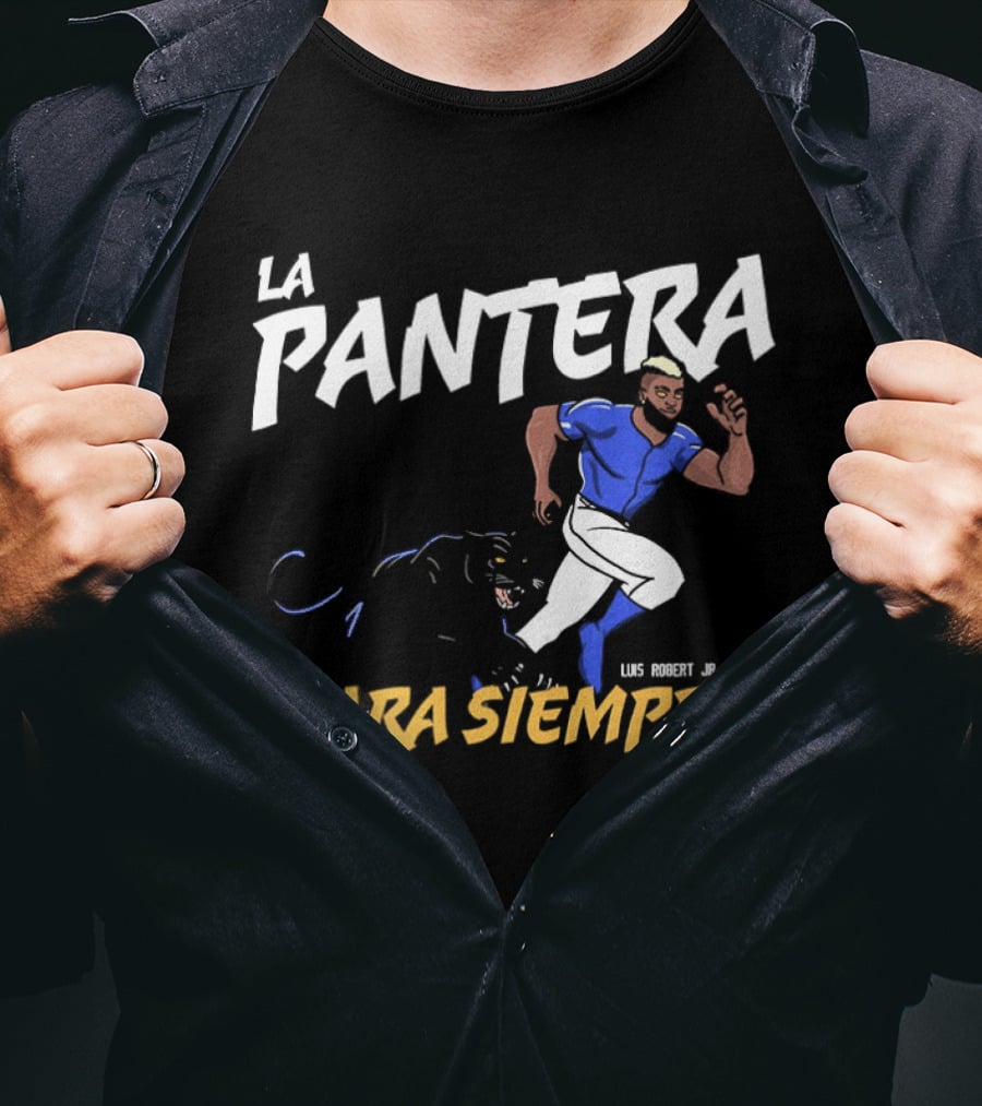 La Pantera Para Siempre Luis Robert Jr New York Mets Baseball T-Shirt