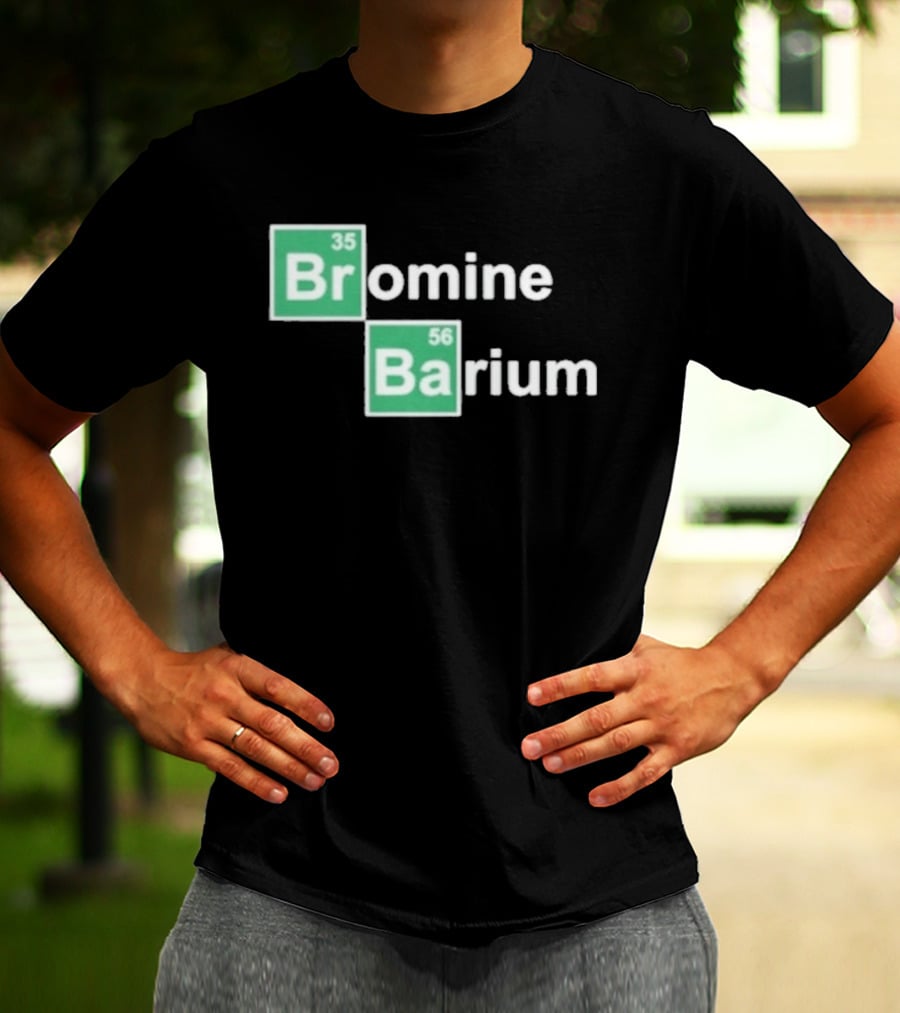 Bob Lazar Bromine Barium Element Chart T-Shirt