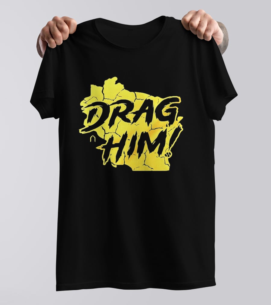 Drag Him Sal Frelick Milwaukee Brewers MLB Map T-Shirt