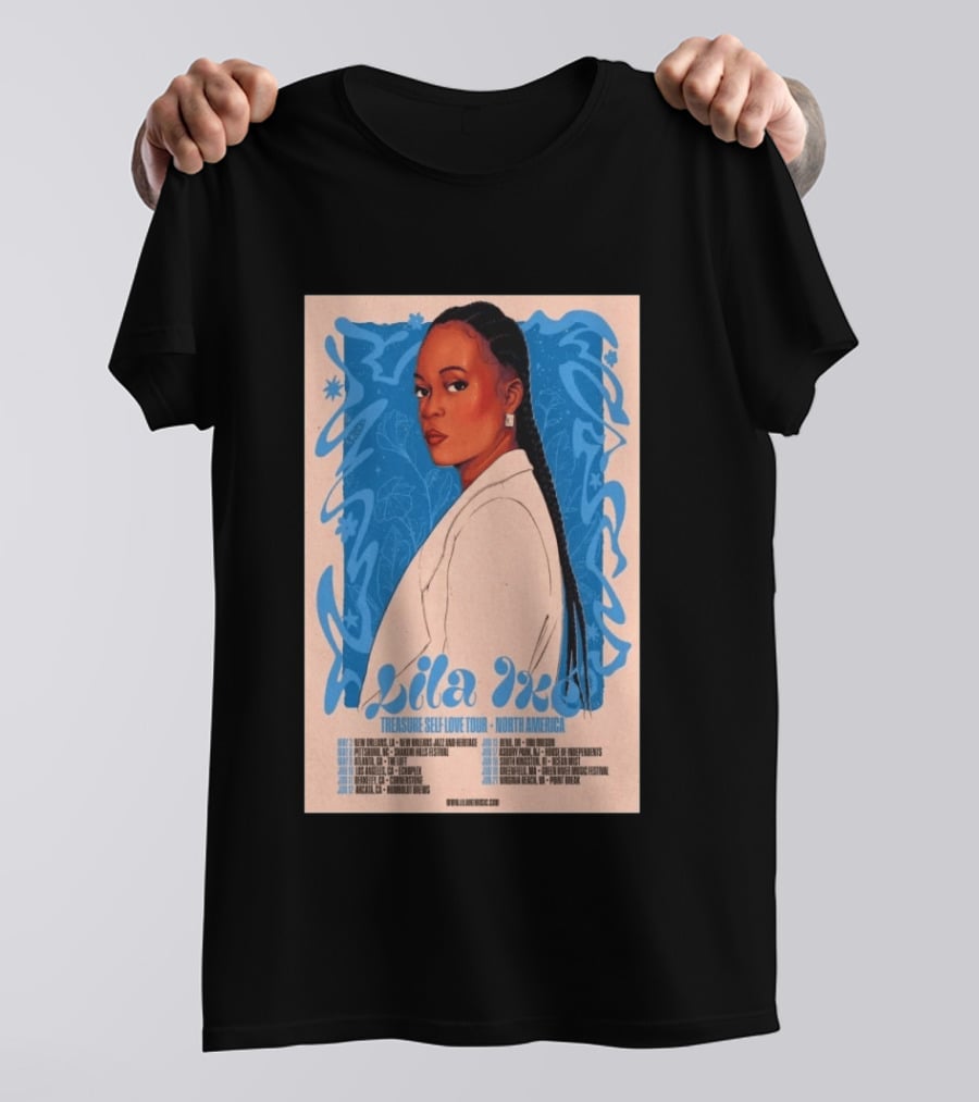 Lila Ike Treasure Self Love Tour North America 2026 T-Shirt