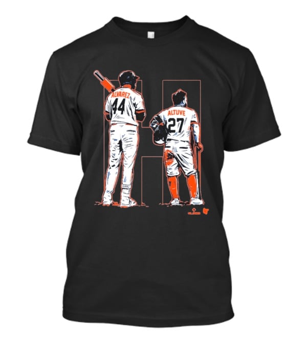 Yordan Alvarez Jose Altuve 44 27 Houston Baseball Astros H Duo T-Shirt