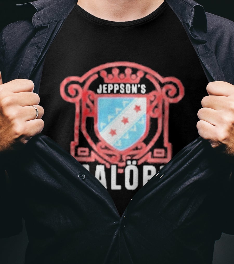 Jeppson's Malört Crest With Chicago Style Star Shield T-Shirt