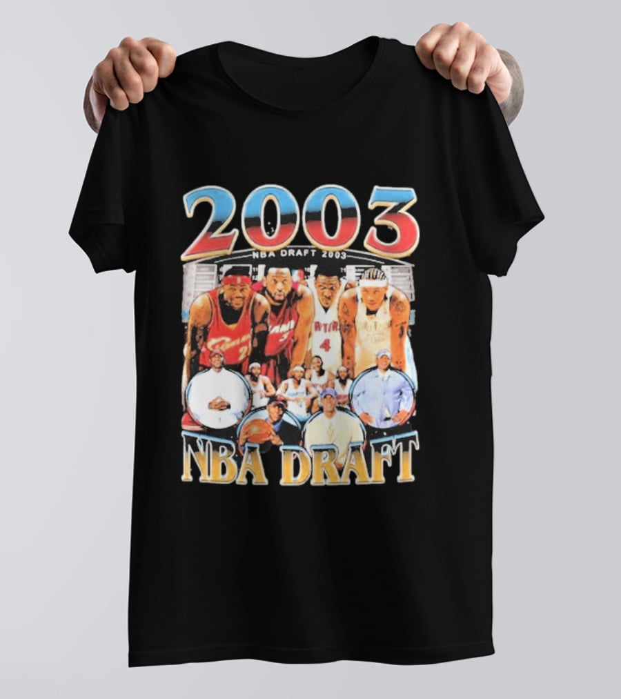 2003 NBA Draft James Anthony Bosh Wade T-Shirt