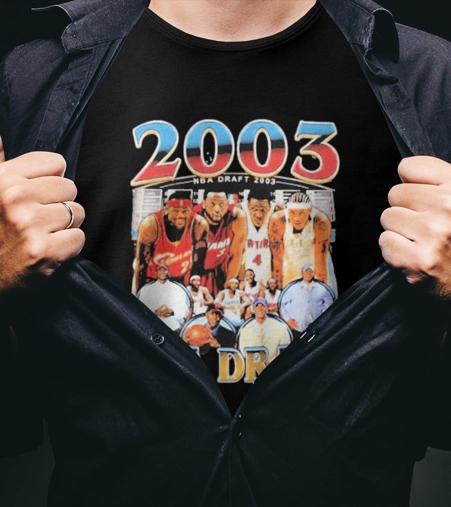 2003 NBA Draft James Anthony Bosh Wade T-Shirt