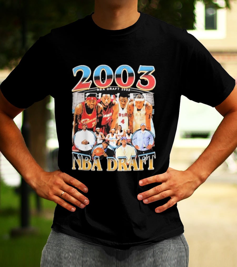 2003 NBA Draft James Anthony Bosh Wade T-Shirt