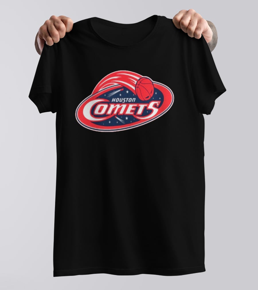 Red Vanvleet Rockin A Houston Comets Basketball Team T-Shirt