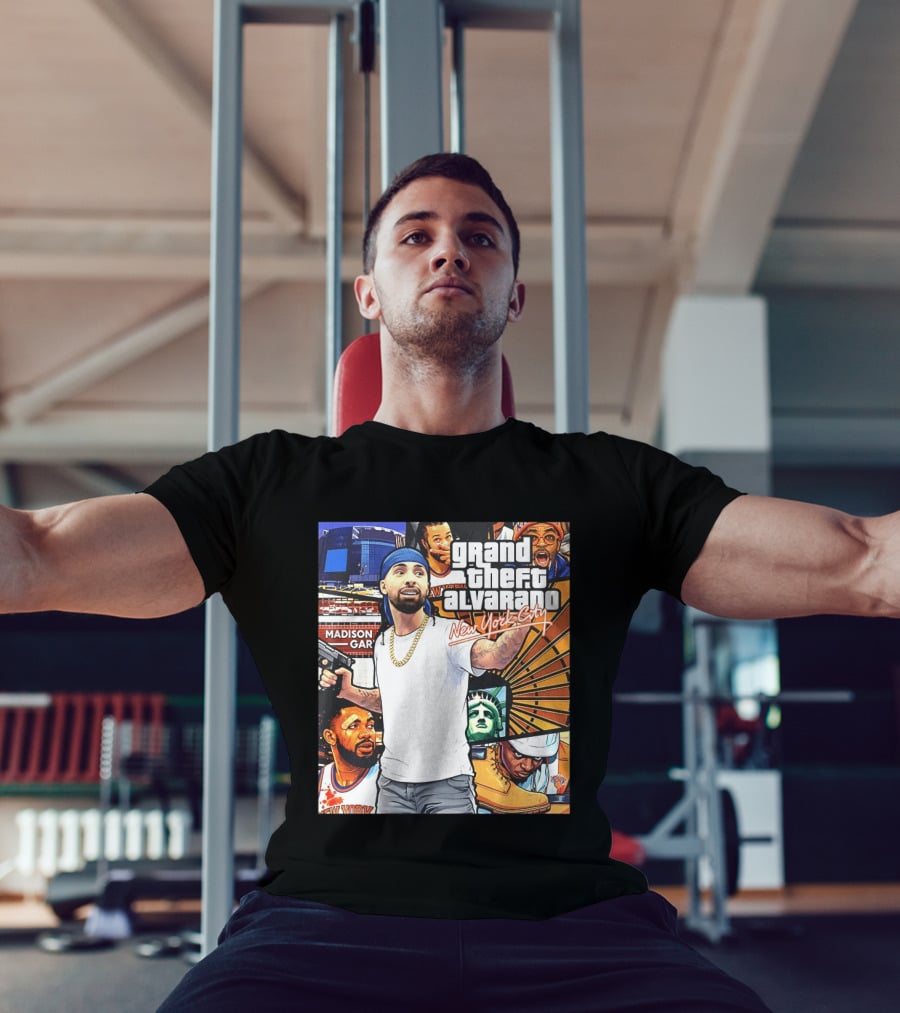 Grand Theft Alvarado New York City Madison Square Garden Knicks Energy T-Shirt