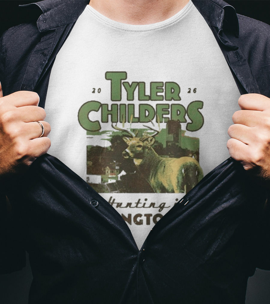 Tyler Childers 2026 Hunting In Lexington KY Deer Landscape T-Shirt