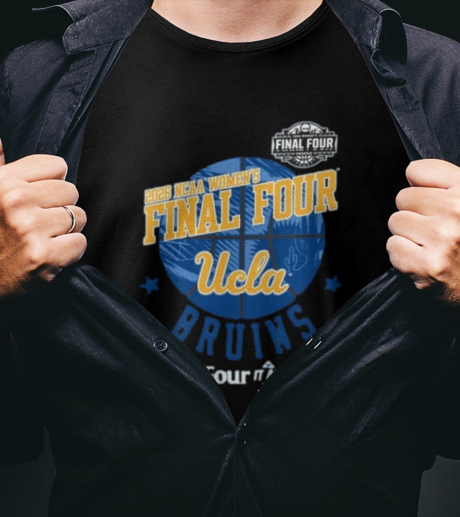 UCLA Bruins 2026 NCAA Women's Final Four Four It All Basketball T-Shirt