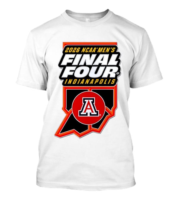 Arizona Wildcats NCAA Men's Final Four 2026 Indianapolis T-Shirt