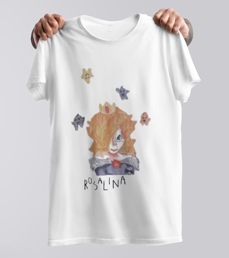 Brie Larson Rosalina Mario Princess With Luma Stars T-Shirt