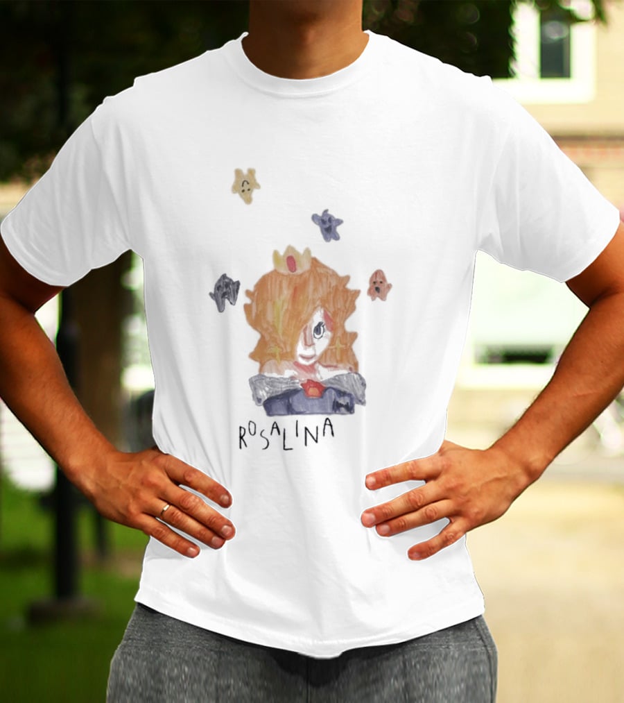 Brie Larson Rosalina Mario Princess With Luma Stars T-Shirt